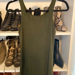 Olive green merona tank